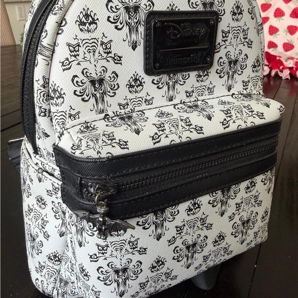 Loungefly Monochrome Patterned Backpack - image 2